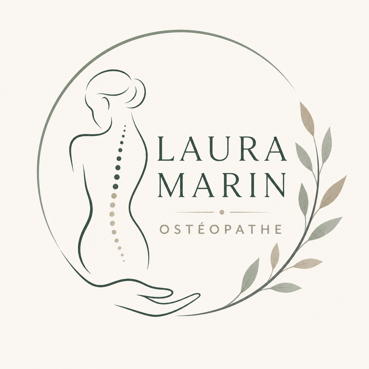 Logo officiel Laura Marin Ostéopathe